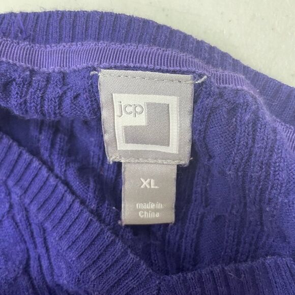 JCPenney Purple Sweater  - Picture 3 of 4